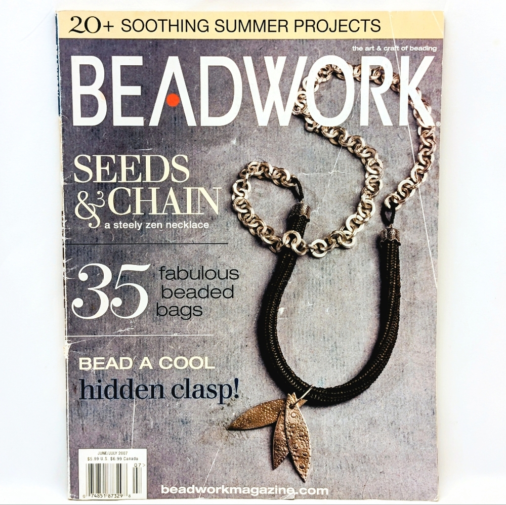Beadwork Magazine – June/July 2007 – Seeds & Chain Issue